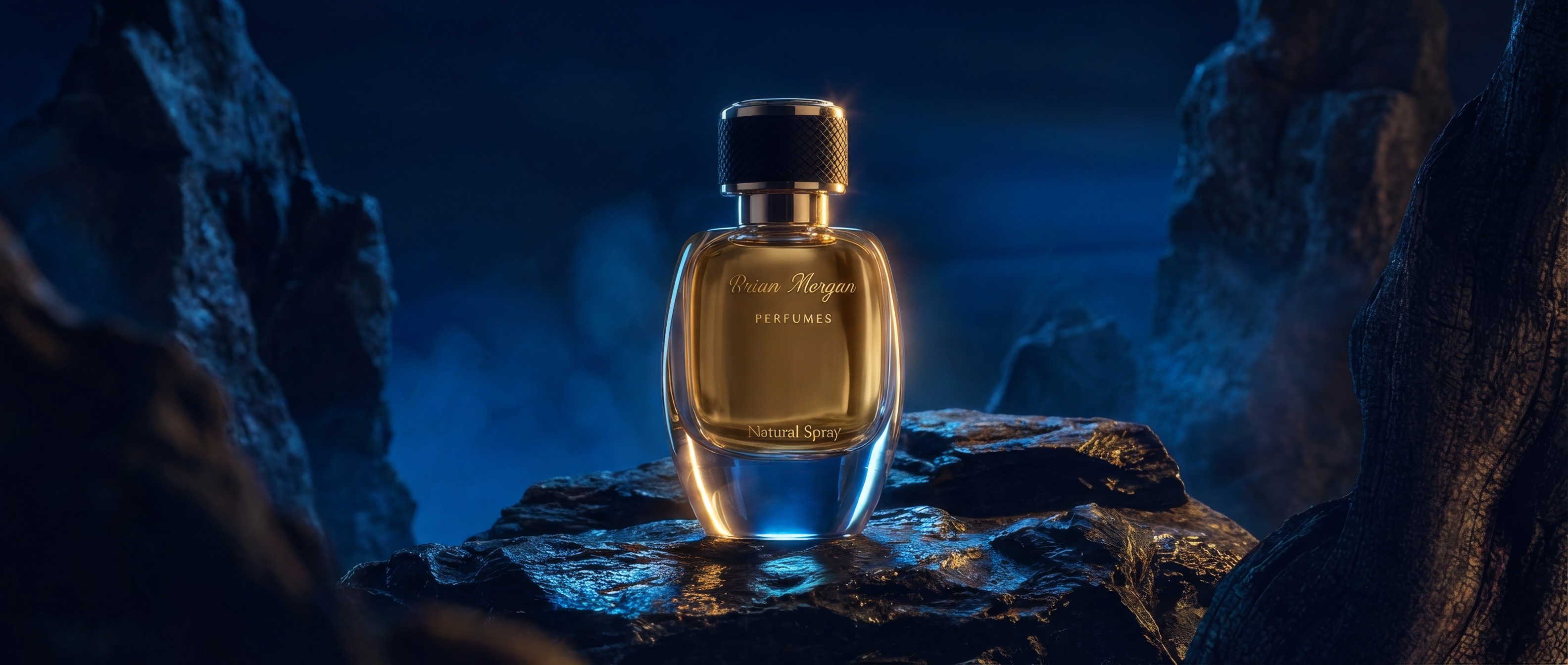 Model with perfume